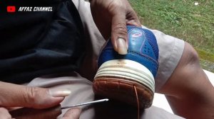 CARA SOL SEPATU BAGIAN BAWAH||MENJAHIT OUTSOLE SEPATU BAGIAN BAWAH