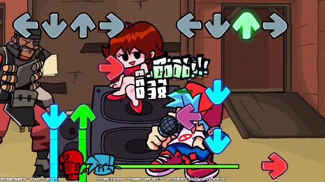 FNF VS Mann Co ' x Team Fortress Game Old Team Rapper Up In The Scene смотреть онлайн