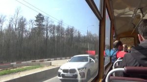Поездка на Ретро-автобусе ЛиАЗ-677М (ЯАЗ) №В677НТ750 №Центральная улица-проезд Горбачёва