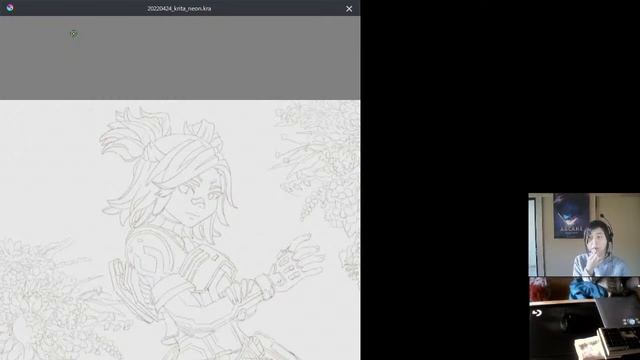 Drawing #Neon #krita | ulg Iron 2 #VALORANT