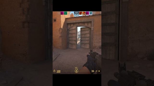 CS2 -4 Mid Dust2 #shorts #cs2 #csgo #blackbrince #csgoclips #dust2  #cs2clips