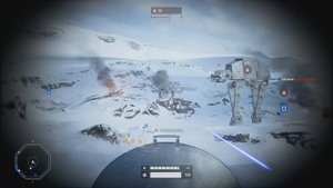Destroying Both AT-AT's on HOTH- Star Wars Battlefront 2 Galactic Assault