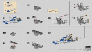 2017 Lego Star Wars U-Wing Fighter instruction polybag 30496