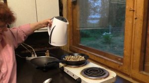 Дождевики просят воды!. Жарим Дождевики жемчужные.