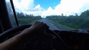 Дальнобой по России попал в тупик на ФУРЕвыезжаем задним ходомдорога закрыта #automobile#russia