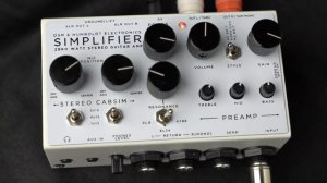 Simplifier Zero Watt Guitar Amplifier Demo
