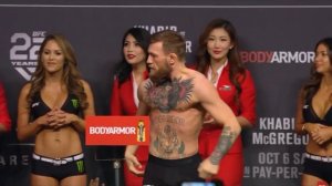 Взвешивание хабиб конор / Weigh-in khabib connor