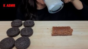 ASMR OREO CHOCOLATE, CHOCO CAKE 오레오 먹방, MUKBANG, EATING SOUND