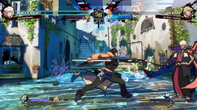 GGST | Zando (Asuka) VS PataChu (Sin) | Guilty Gear Strive High level gameplay