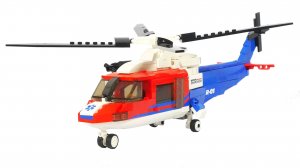 Собираем спасательный вертолет AgustaWestland AW139 - конструктор Sluban M38-B0886