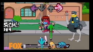 (FNF: GLITCHED LEGENDS| THE SIMPSONS) HOMICID3 || D3AD D0NUT