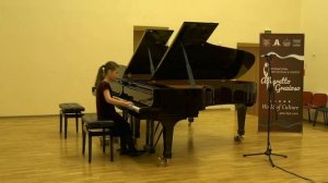 В.Гиллок "Вальс-этюд", С.Слонимский "Мультфильм с приключениями"   исп. Болотова Анна