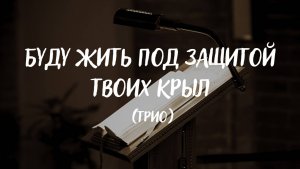 Буду жить под защитой Твоих крыл || Трио