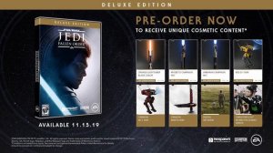 Star Wars Jedi: Fallen Order Pre-Order Deluxe Edition all Rewards