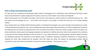 Deep Learning Interview Questions and Answers | Basics of Deep Learning & AI