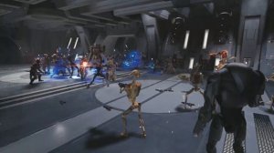 Star Wars Jedi Survivor: Raiders VS Super Tactical Droid - Lucrehulk Defense - NPC VS Arena