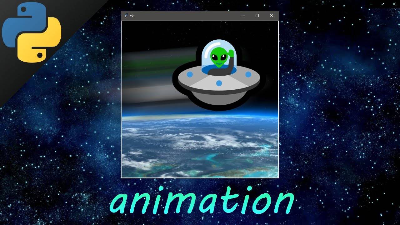 Урок №25: Python tkinter animations 🛸