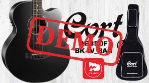 Акустическая бас-гитара CORT AB850F BK W_BAG - демонстрация звучания