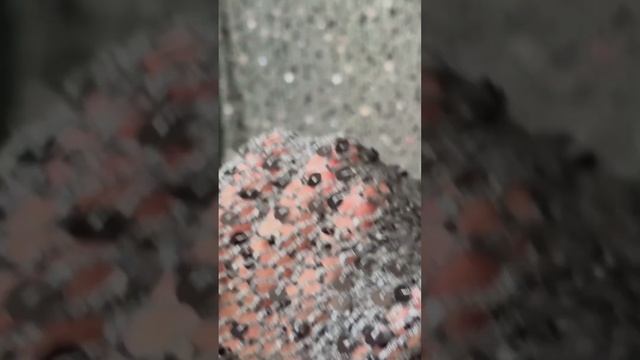Паутинка из королевских пайеток спицами