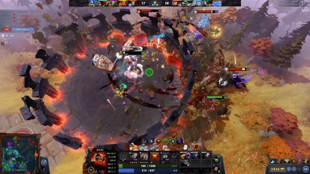 Mars - God tier Dota gameplay смотреть онлайн