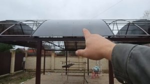 Рязань закрываем навес.