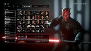 STAR WARS BATTLEFRONT 2 NEW COLLECTIONS MENU ANIMATIONS SHOWCASE 4K