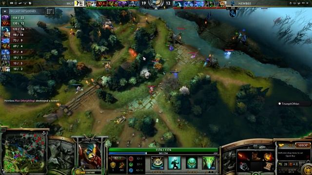 Dota 2 Synergy League: Season 1 - Newbee vs HGT - Game 2 =60 FPS= смотреть онлайн