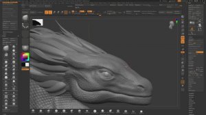 Sculpting a Dragon in Zbrush