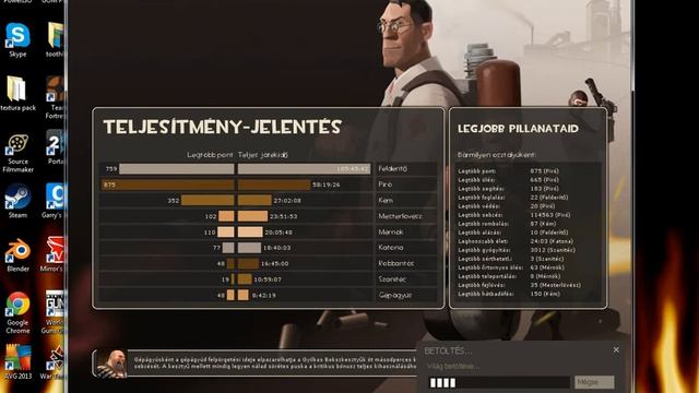 Team fortress 2 E.V.E HUD berakás és demonstráció. смотреть онлайн