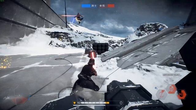 Modded Star Wars Battlefront 2 - Darth Vader Gameplay смотреть онлайн