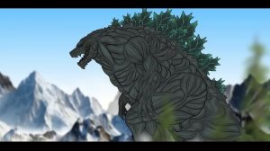 Godzilla Earth vs. The World Serpent (God of War) | EPIC BATTLE!