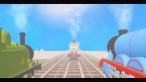 Sodor Fallout AU Remake speed paint Edward the Blue engine