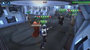 великая арена 3х3. 2 битва 09.11. swgoh