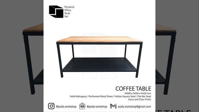 Coffee Table W900xD460xH420  Pre-Order  For Sale 