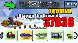 🎮 37836 Tutorial 🎮 (Grasping At Straws) - Hill Climb Racing 2