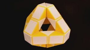 Алмаз из змейки Рубика