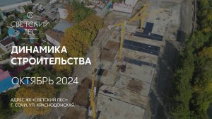 ГК ТОЧНО - ЖК «СВЕТСКИЙ ЛЕС» октябрь 2024