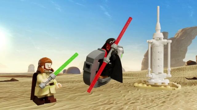 LEGO Star Wars CUSTOM SET - Lightsaber Duel (1999 Set remake) смотреть онлайн