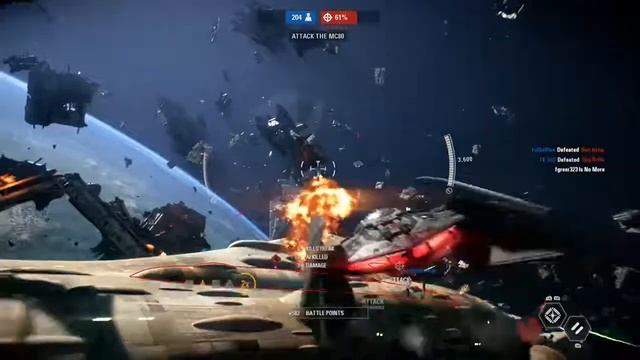 Star Wars Battlefront 2: EPIC Kylo Ren TIE Silencer Gameplay смотреть онлайн