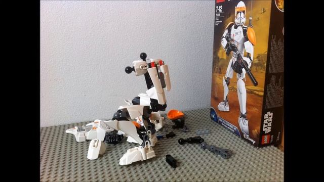 Lego Star Wars 75108 Commander Cody speed build and review смотреть онлайн