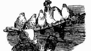 Как старуха нашла лапоть