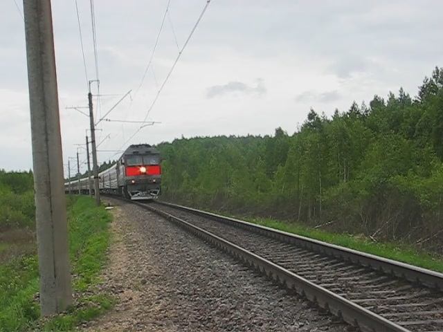 ТЭП70-0361 (РЖД/Окт, ТЧ-31 В. Луки) с поездом №217 СПб - Москва (РЖД)