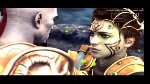 PS2 Mobile Emulator GOD OF WAR 2 Final BOSS ZEUS Fight + Ending Unlock Everything