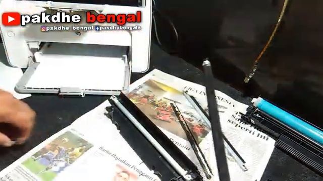 Printer HP Laserjet Hasil Printnya Kotor Bintik Hitam Bergelombang, printer hp laserjet hasil print