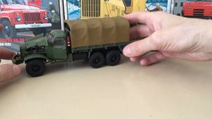 ЗИЛ-157 от SSM в 43 и TRUMPETER в 35 масштабе. ZIL-157 from SSM in 1/43 scale and TRUMPETER in 1/35