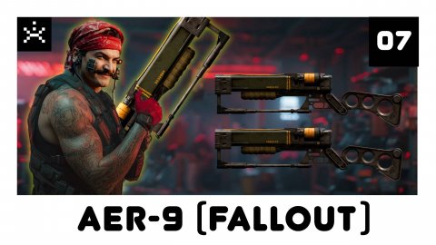 Всё о лазерной винтовке AER-9. Fallout.