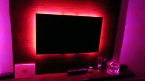 rgb installation behind my smart tv