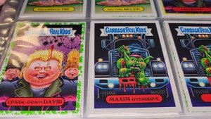 Tour of massive vintage Garbage Pail Kids collection continues! HATE and REVENGE!!