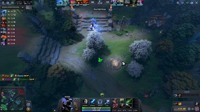 Fear (Razor) - Gameplay Dota 2 #MMR смотреть онлайн