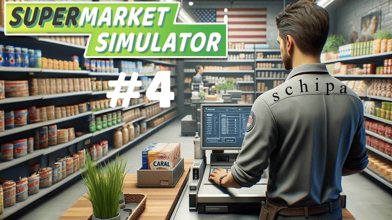 SUPERMARKET SIMULATOR #4 НАНЯЛИ КАССИРА РАЗДОЛБАЯ